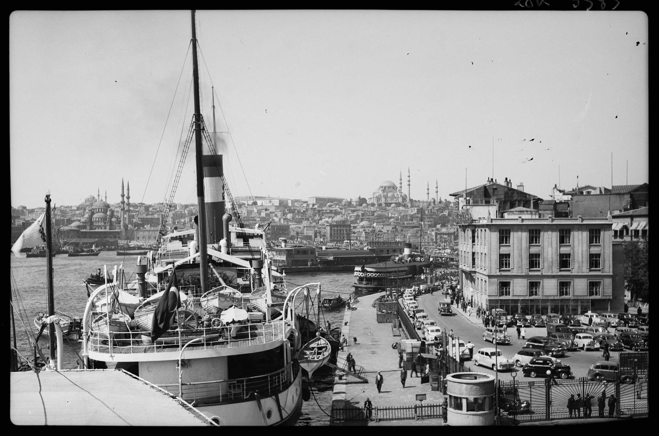 La ville vue depuis le port